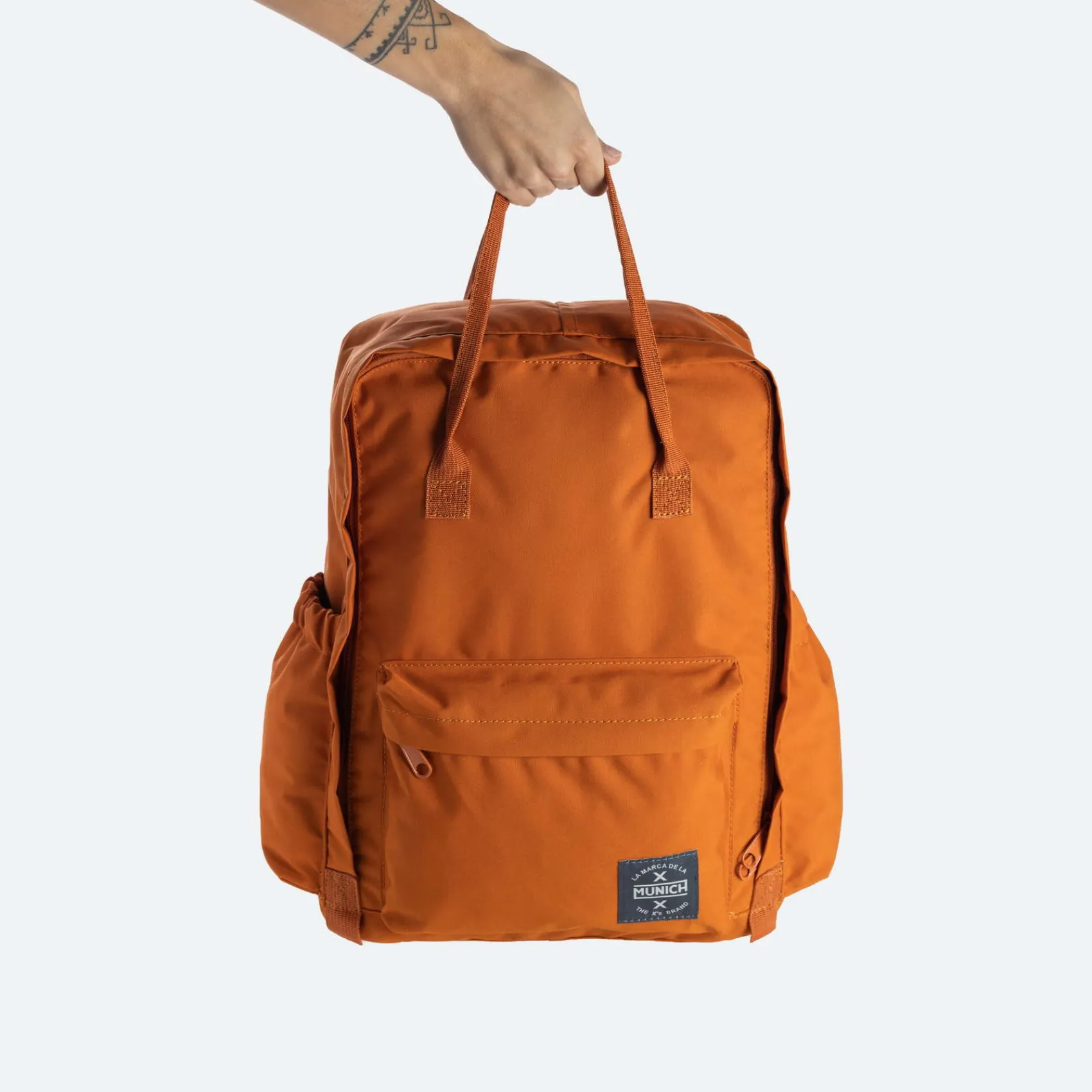 MUNICH Mochilas Escolares<BACKPACK COUR BACKPACK COUR LARGE DARK ORANGE
