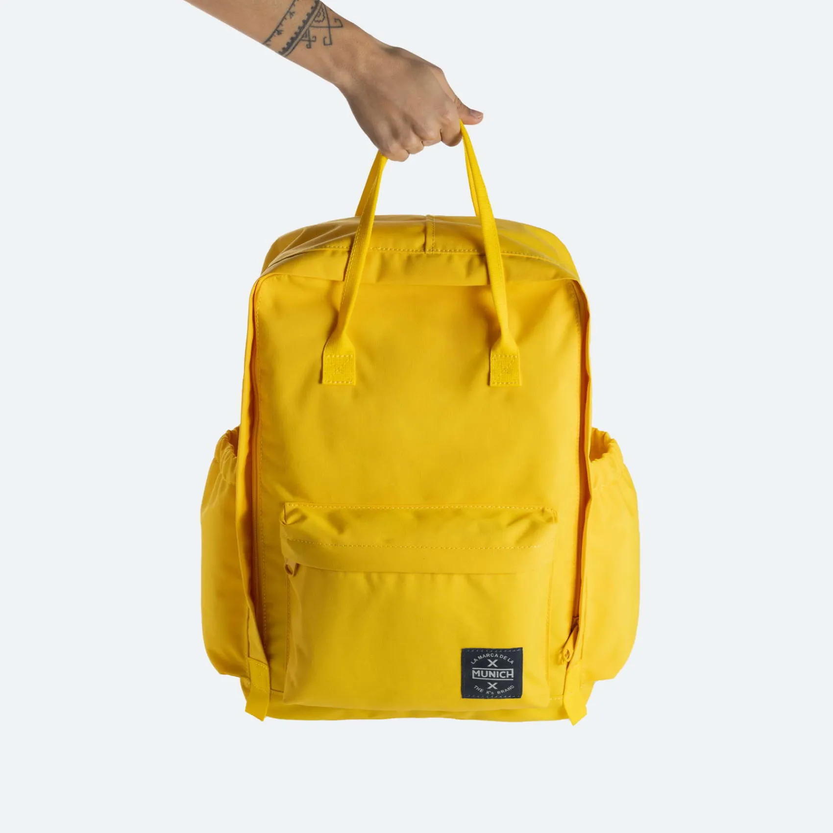 MUNICH Mochilas Escolares<BACKPACK COUR BACKPACK COUR LARGE MOUTARD