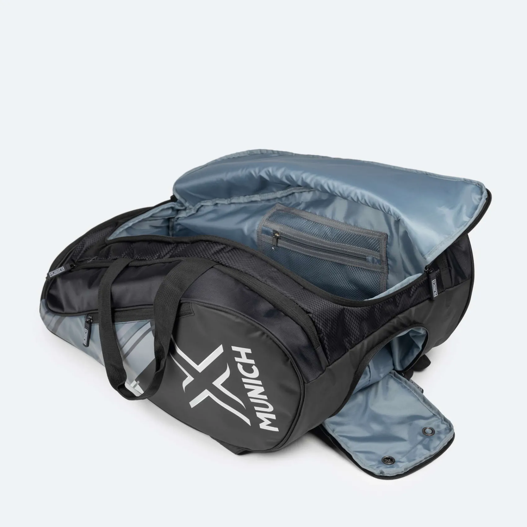 Mujer MUNICH Bolsas Y Paleteros|Bolsas & Paleteros<BASIC TRAINING BACKPACK BLACK & SILVER