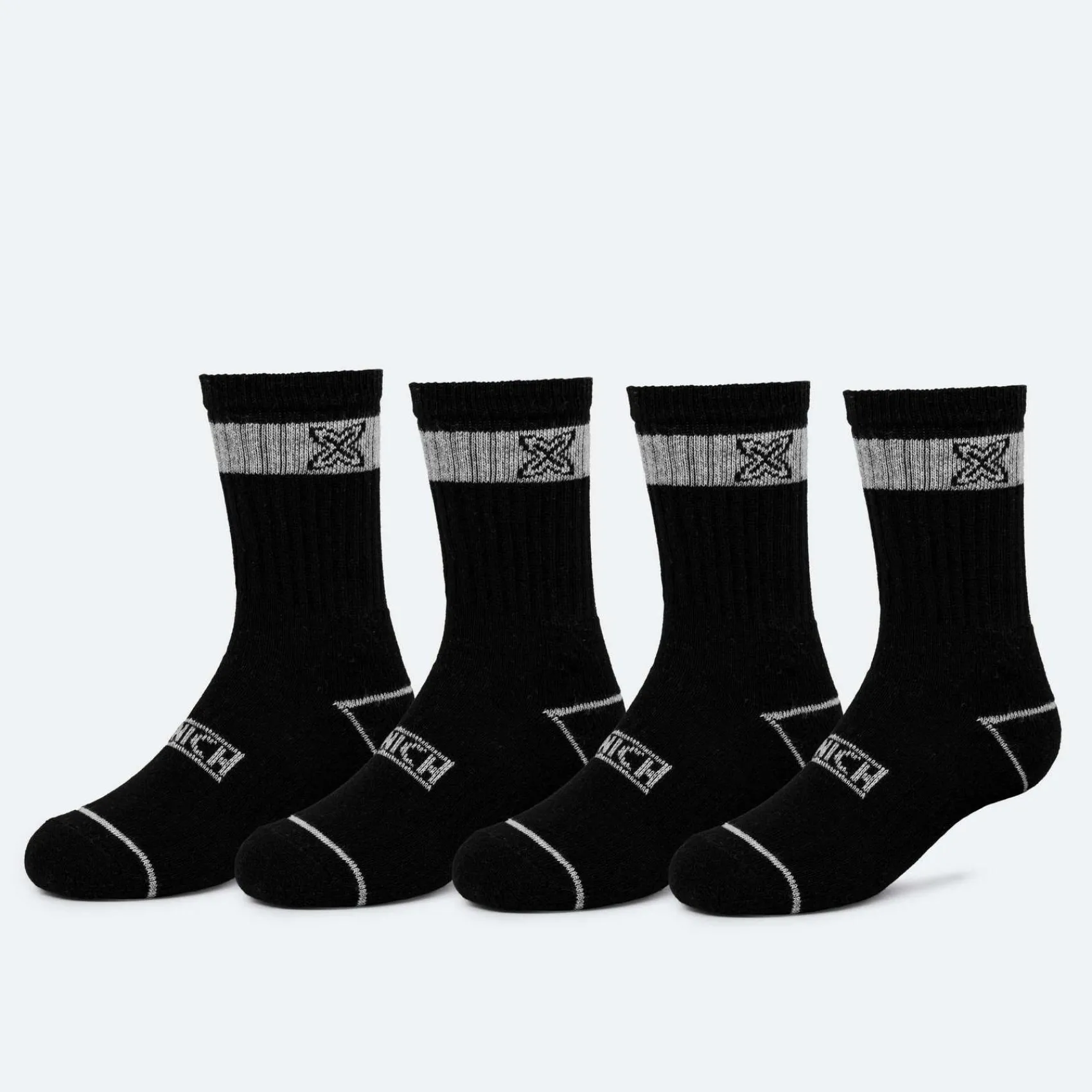 Mujer MUNICH Calcetines|Calcetines<Calcetines crew sport de algodón-poliéster-espandex negro
