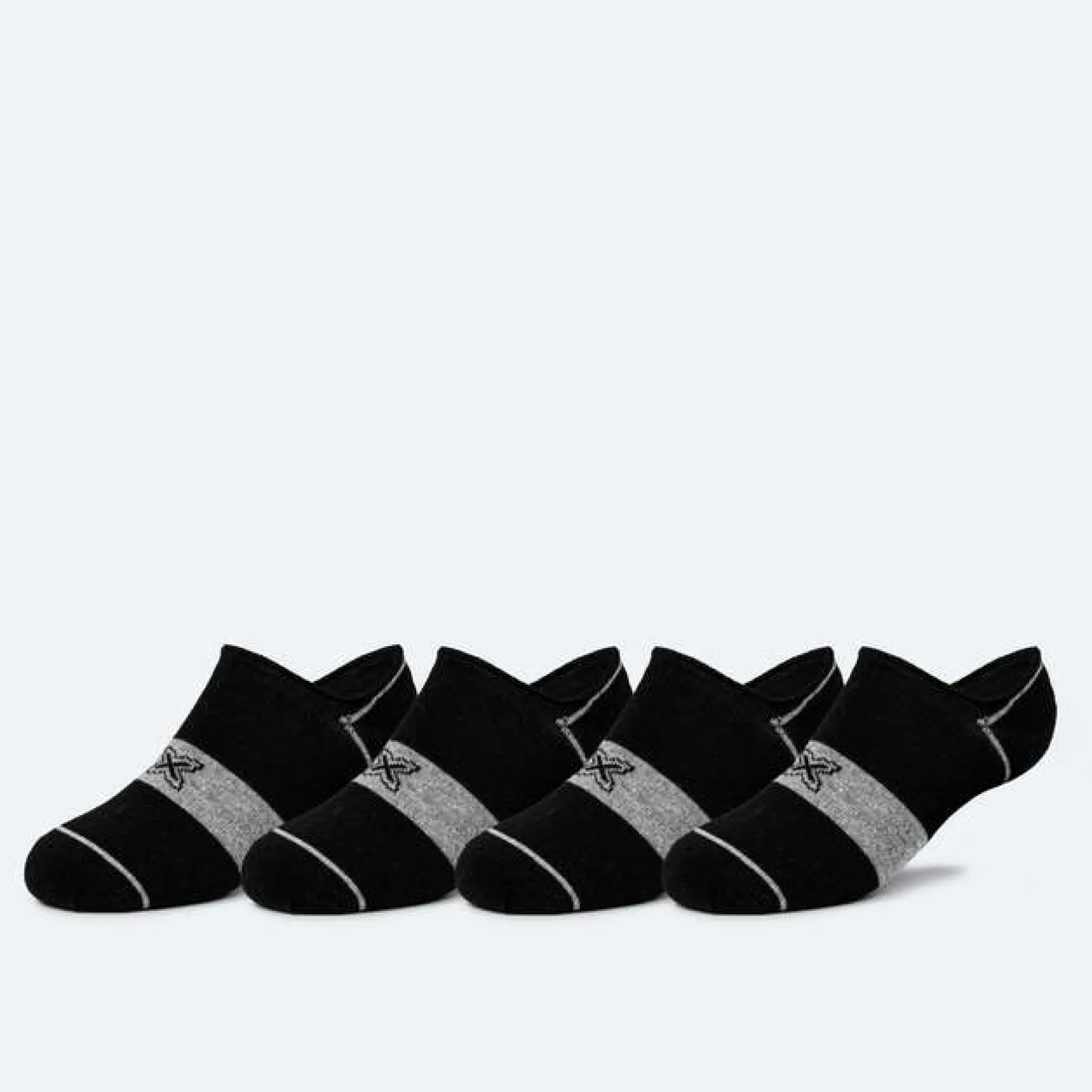 Mujer MUNICH Calcetines|Calcetines<Calcetines invisible sport de algodón-poliéster-espandex negro