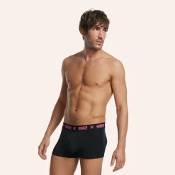 Hombre MUNICH Boxers Y Calcetines<Calzonzillos boxer de algodón-eslastano negro