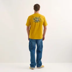 Hombre MUNICH Camisetas<Camiseta Anyone streetwear hombre de algodón orgánico mostaza