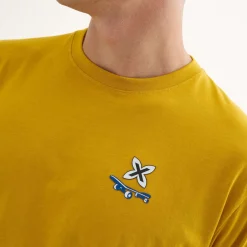 Hombre MUNICH Camisetas<Camiseta Anyone streetwear hombre de algodón orgánico mostaza