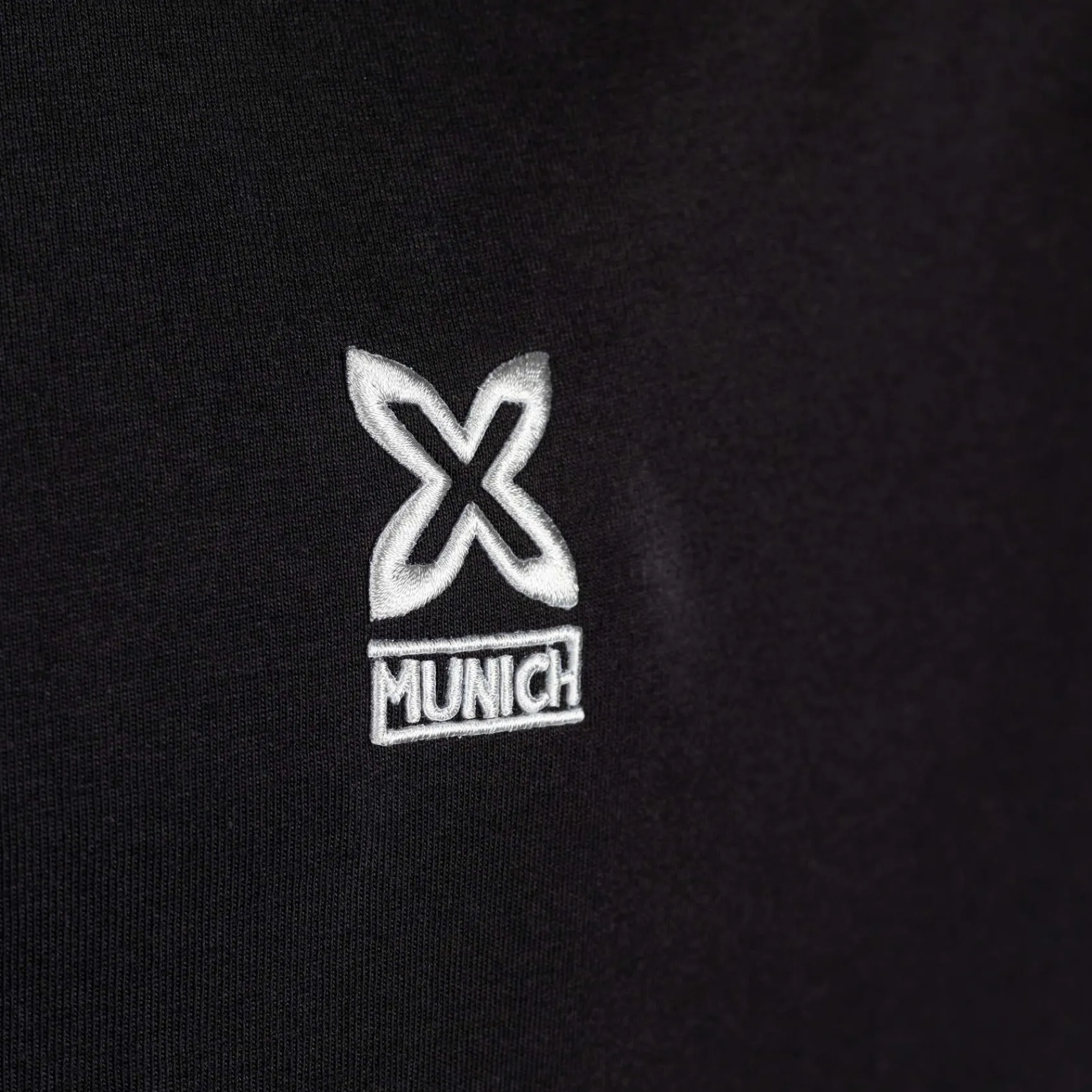 Hombre MUNICH Camisetas<Camiseta basica de algodón negro