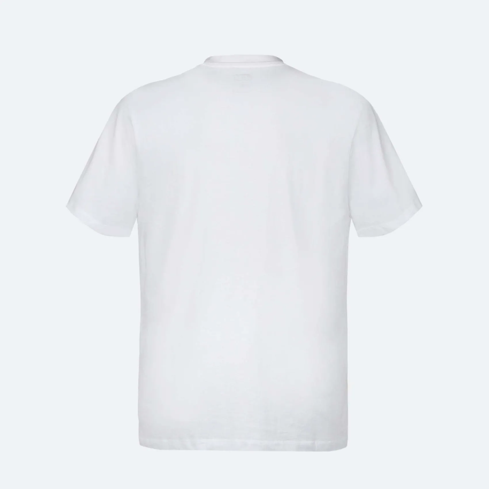 Hombre MUNICH Camisetas<Camiseta basica de algodón blanca
