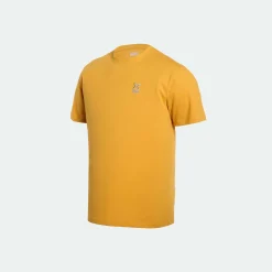 Hombre MUNICH Camisetas<Camiseta básica de algodón mostaza