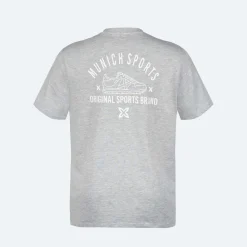 Hombre MUNICH Camisetas<Camiseta casual de algodón-viscosa gris