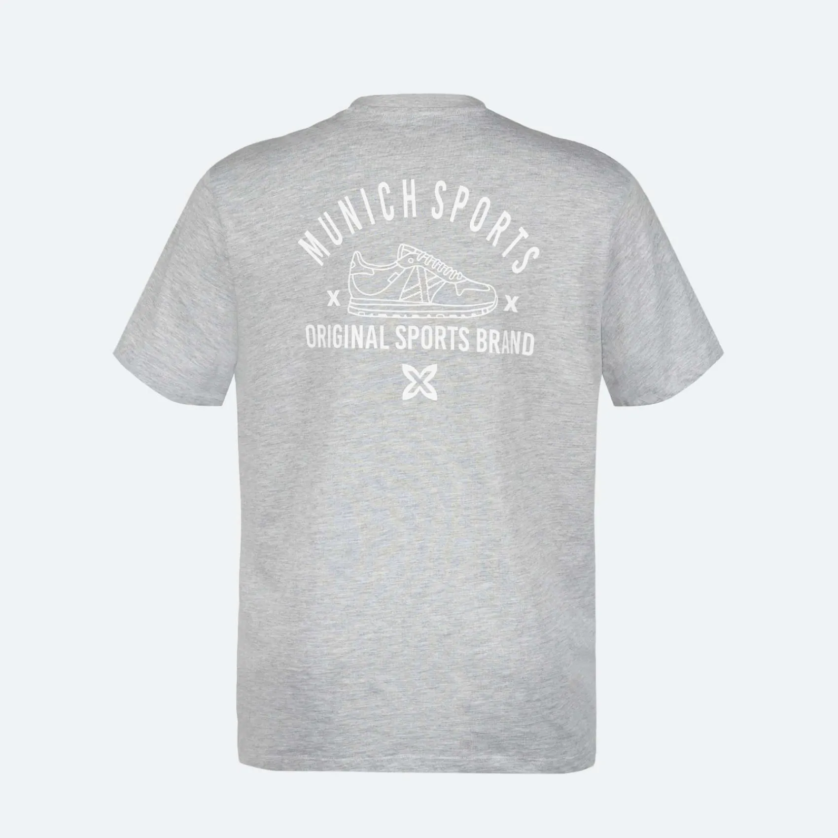 Hombre MUNICH Camisetas<Camiseta casual de algodón-viscosa gris