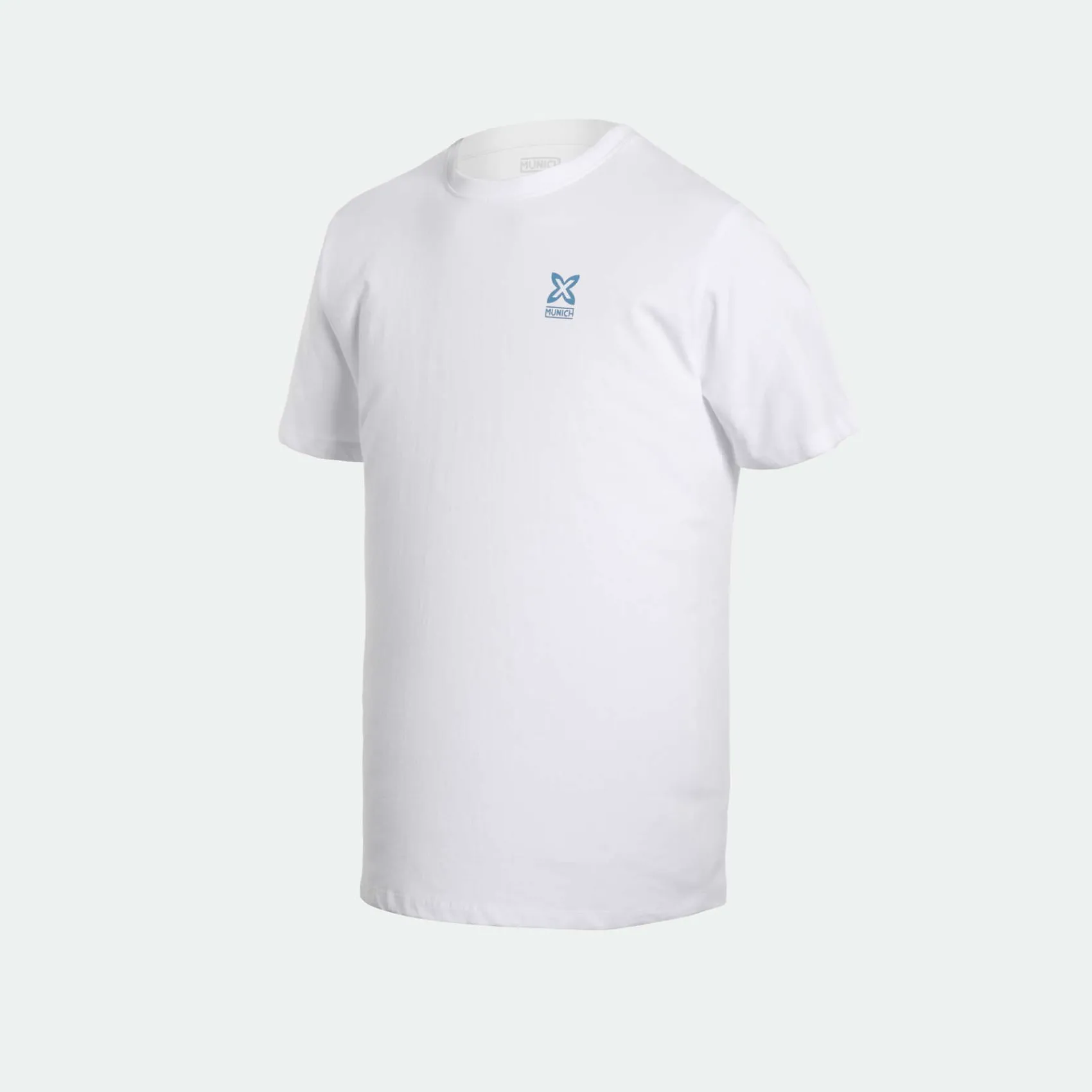 Hombre MUNICH Camisetas<Camiseta de algodón blanca