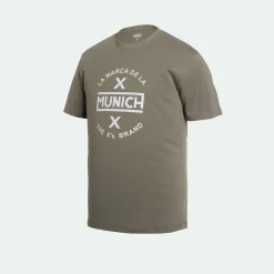 Hombre MUNICH Camisetas<Camiseta de algodón khaki