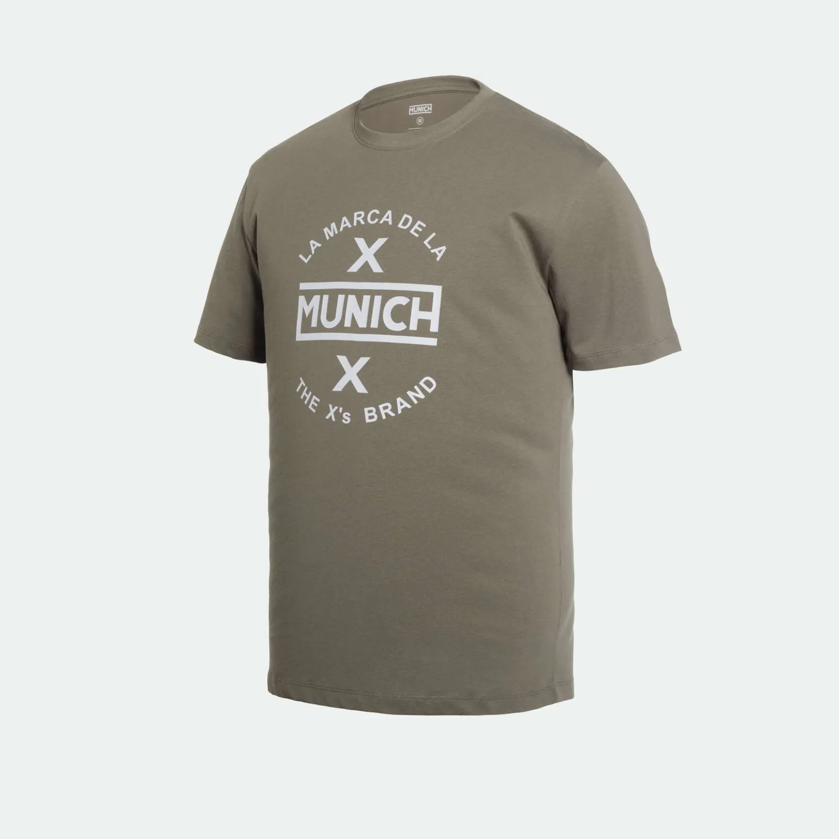 Hombre MUNICH Camisetas<Camiseta de algodón khaki
