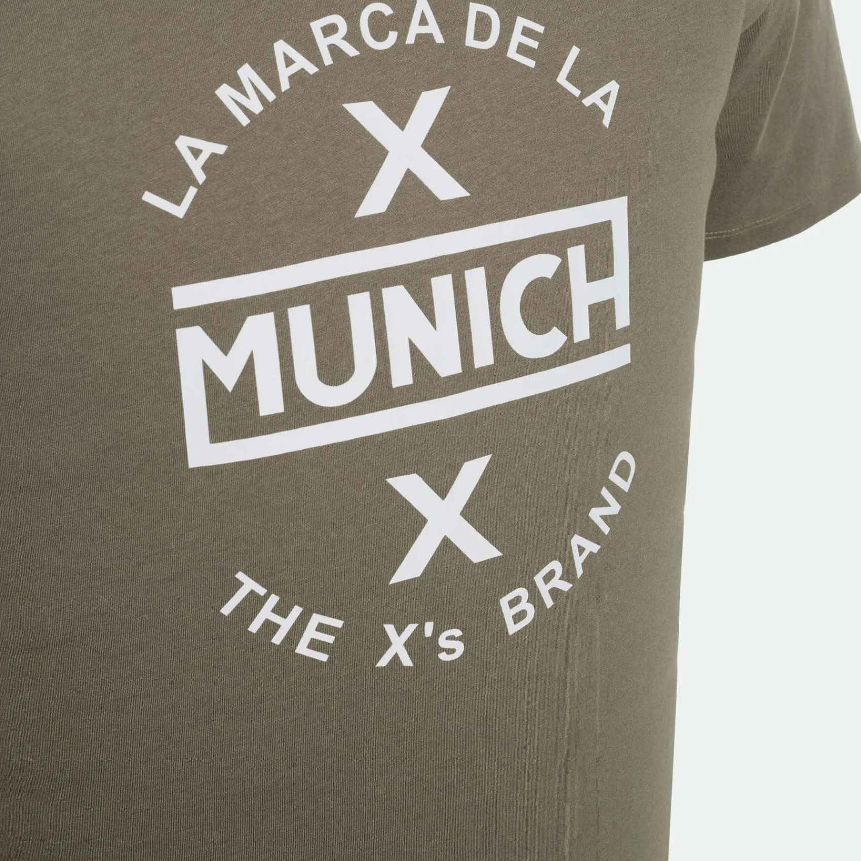 Hombre MUNICH Camisetas<Camiseta de algodón khaki