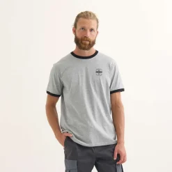 Hombre MUNICH Camisetas<Camiseta Goal lifestyle hombre de algodón-viscosa gris