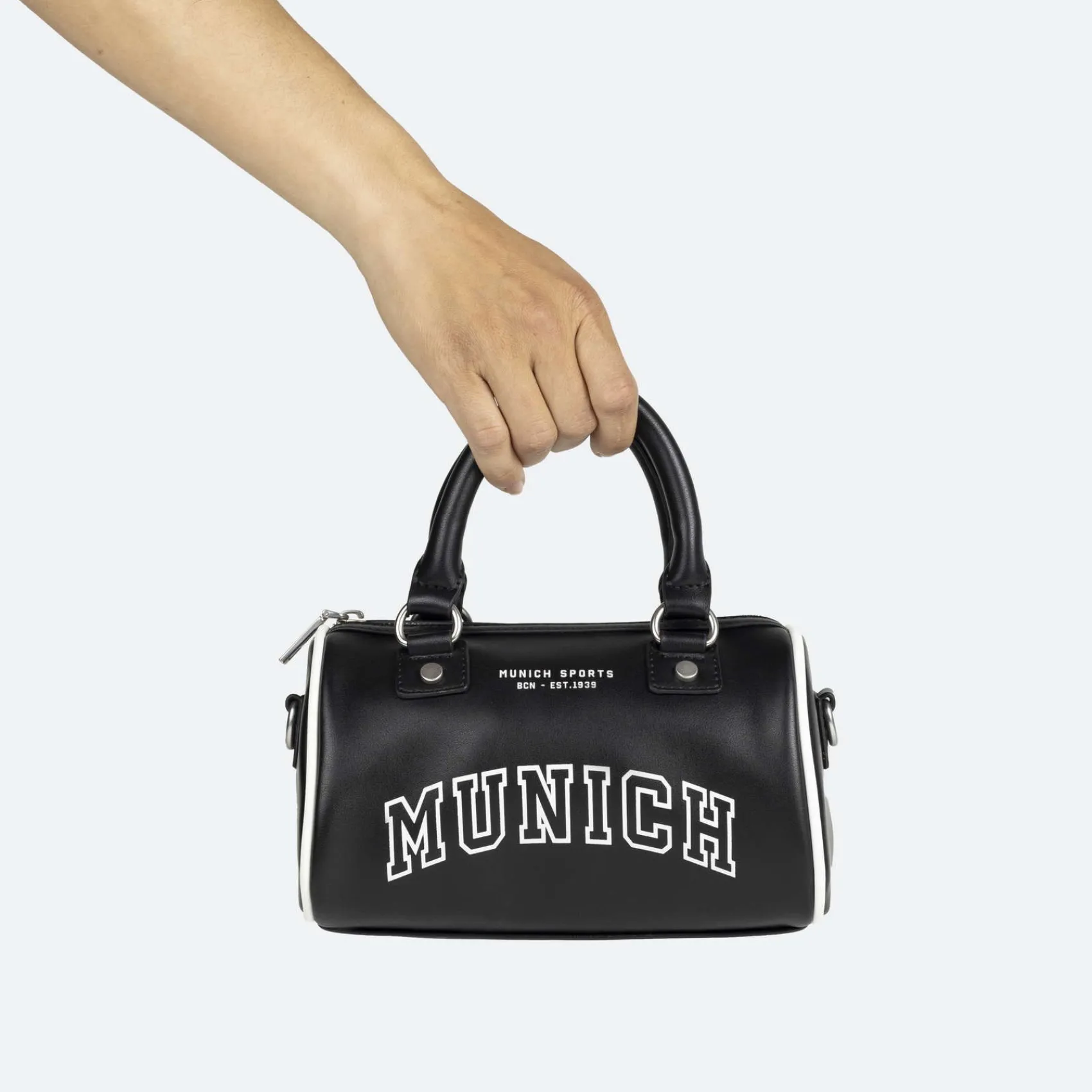 Mujer MUNICH Colección Mujer|Bolsos De Mano<COURT CROSSBODY BARREL C/BLACK