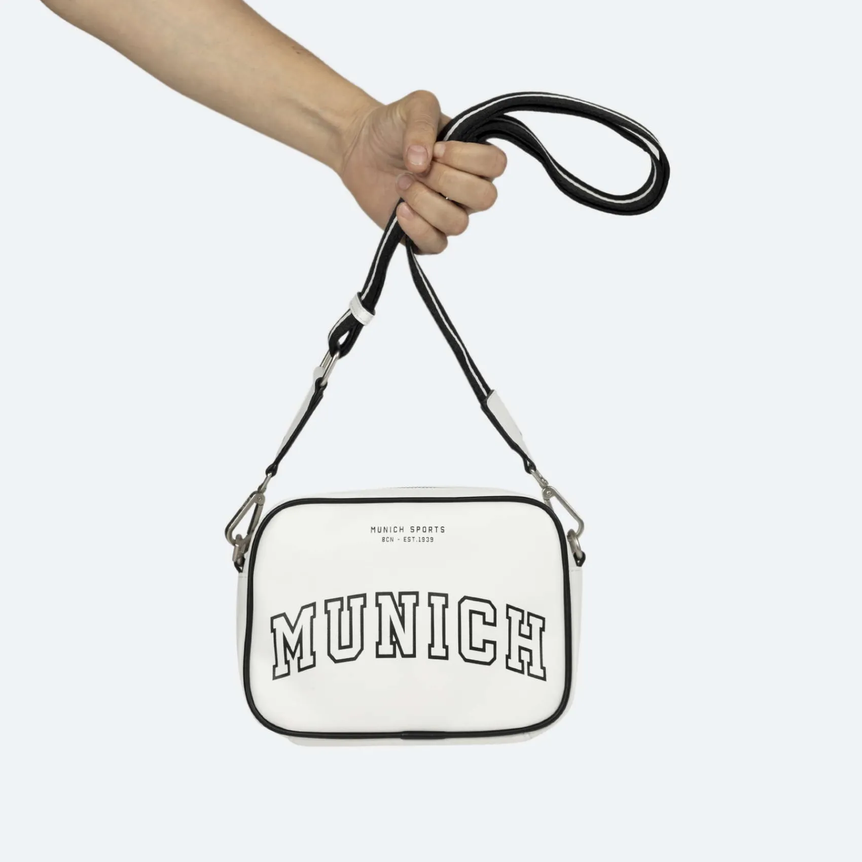 Mujer MUNICH Colección Mujer|Bolsos Pequeños<COURT CROSSBODY CAMERA C/WHITE
