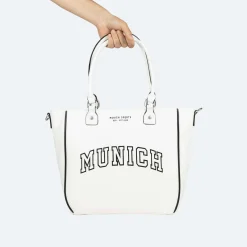 Mujer MUNICH Colección Mujer|Bolsos De Hombro<COURT SHOPPER C/WHITE