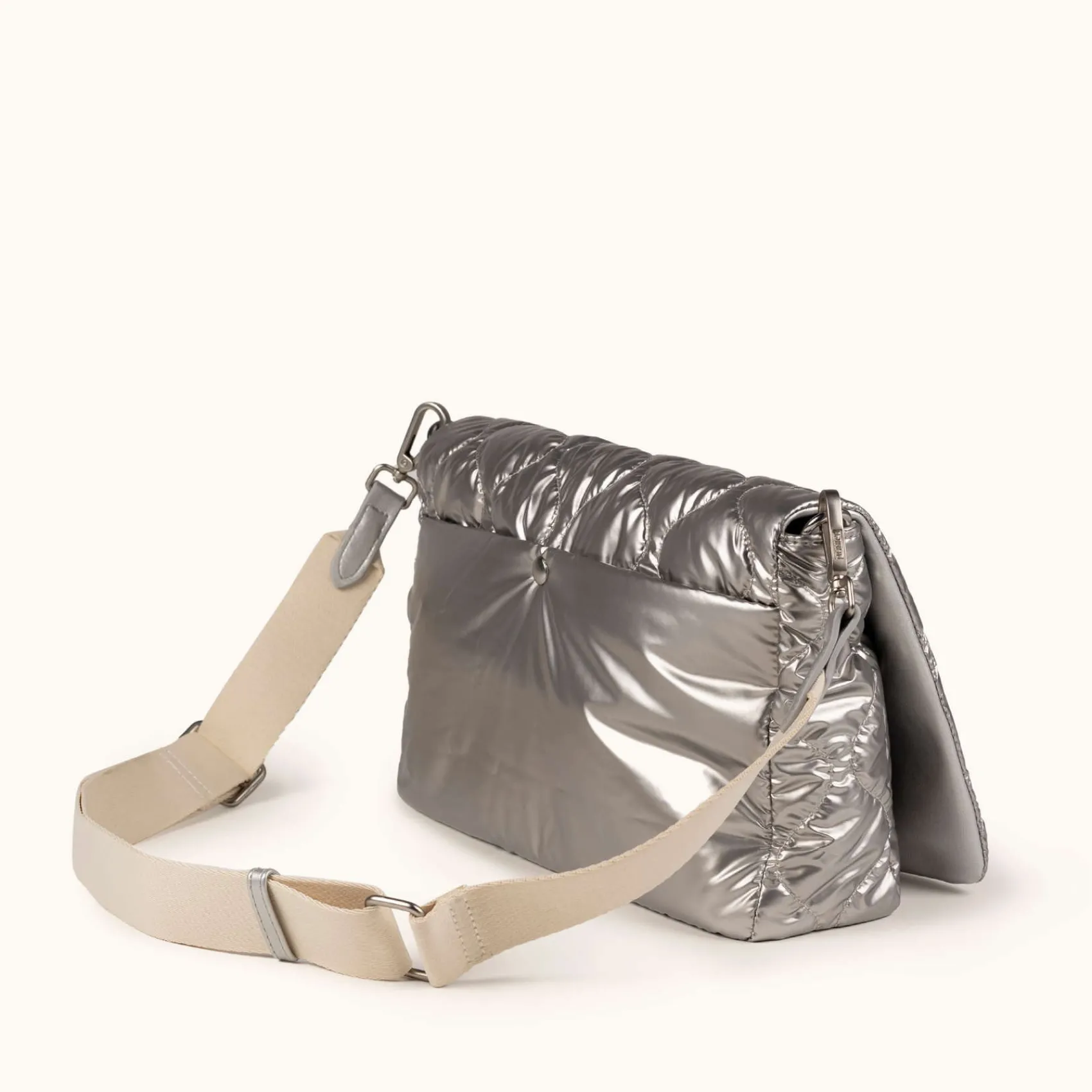 Mujer MUNICH Bolsos De Hombro|Colección Mujer<COVER FW25 CROSSBODY MESSENGER C/SILVER