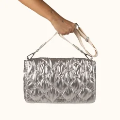 Mujer MUNICH Bolsos De Hombro|Colección Mujer<COVER FW25 CROSSBODY MESSENGER C/SILVER
