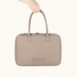 Mujer MUNICH Colección Mujer|Bolsos De Hombro<ESSENCE RECYCLED FW25 SHOPPER C/TAUPE