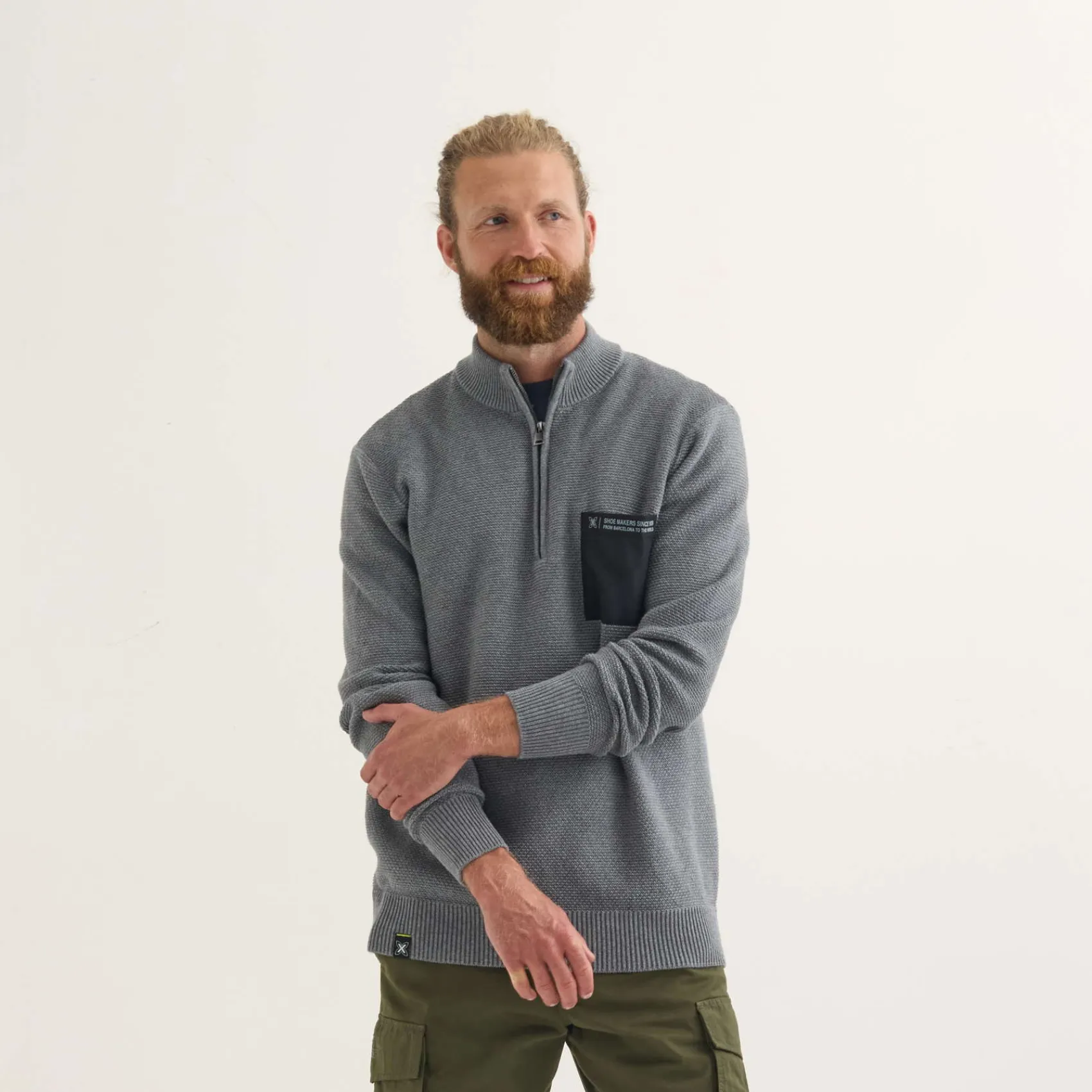 Hombre MUNICH Sudaderas<Jersey Roma lifestyle hombre de algodón-poliéster gris