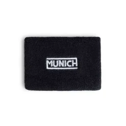 MUNICH Ropa<Muñequera de algodón-latex negro