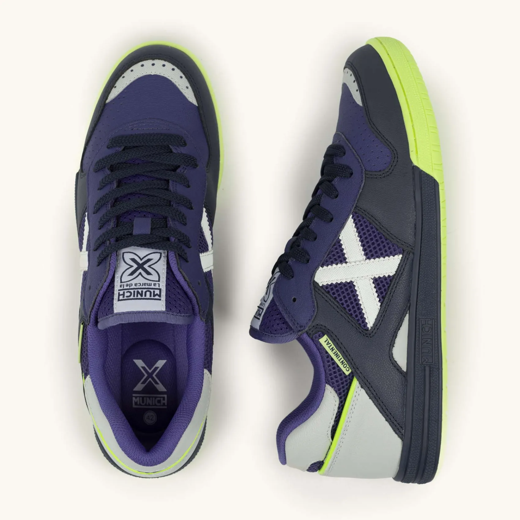 Hombre MUNICH Continental - Gresca - G3|Zapatillas Fútbol Sala<CONTINENTAL 966