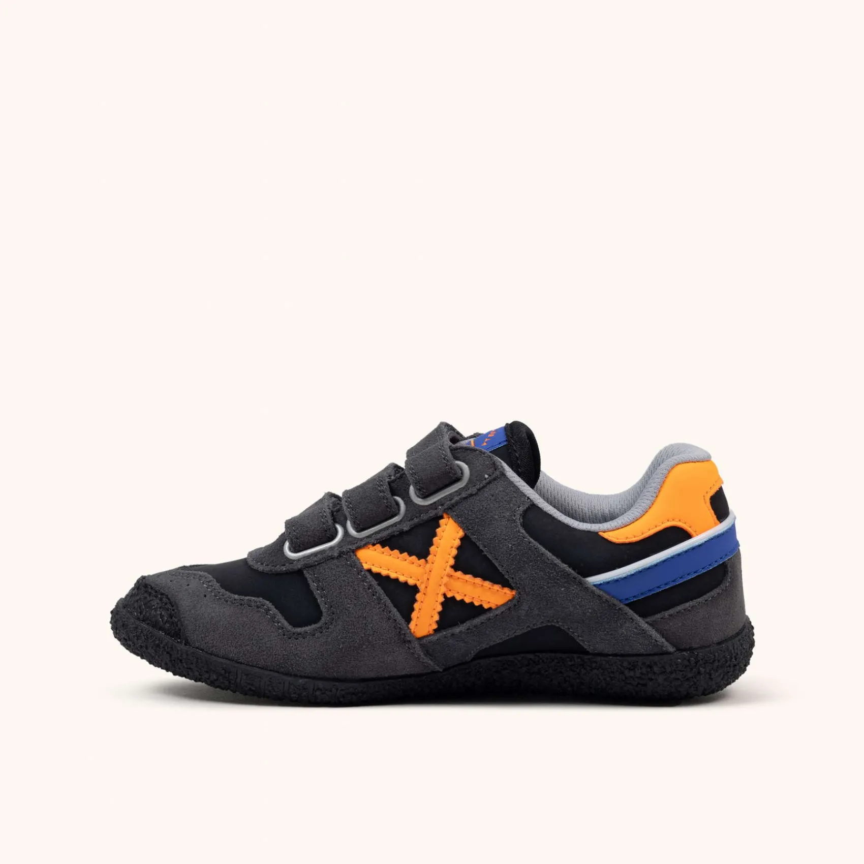 MUNICH Infantil Velcro®|Zapatillas Planas<MINI GOAL VCO 1623
