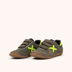 MUNICH Infantil Velcro®|Zapatillas Planas<MINI GOAL VCO 1624
