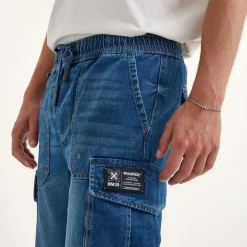 Hombre MUNICH Pantalones<Pantalón cargo lifesyle hombre de algodón denim
