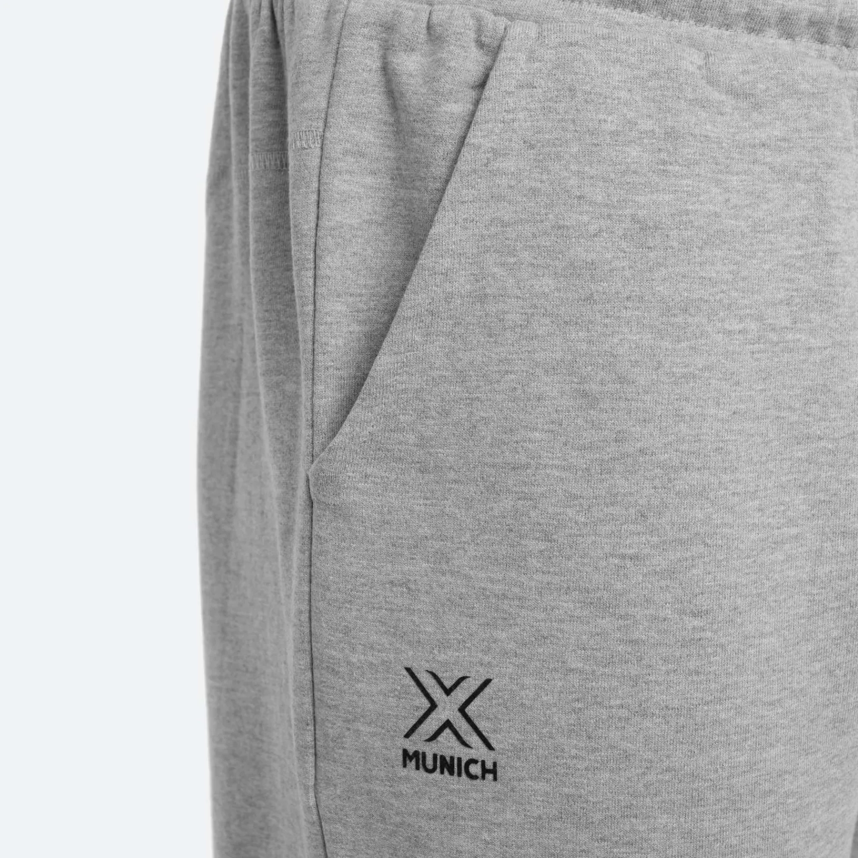 Hombre MUNICH Pantalones<Pantalón casual athletic de algodón gris