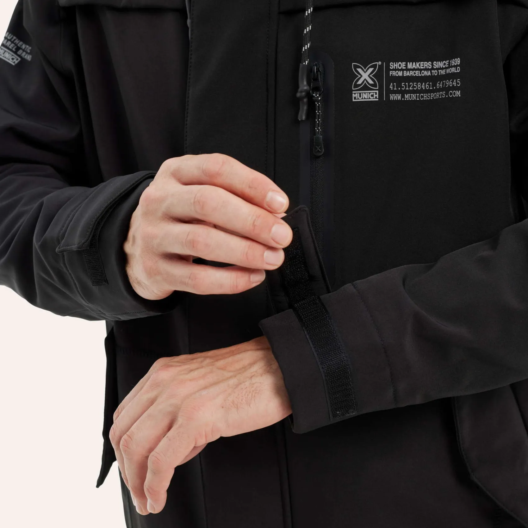 Hombre MUNICH Chaquetas<Parka rain lifestyle de poliéster negro