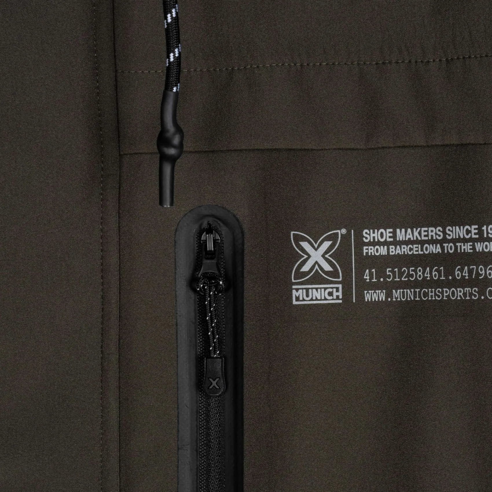 Hombre MUNICH Chaquetas<Parka rain lifestyle de poliéster caqui