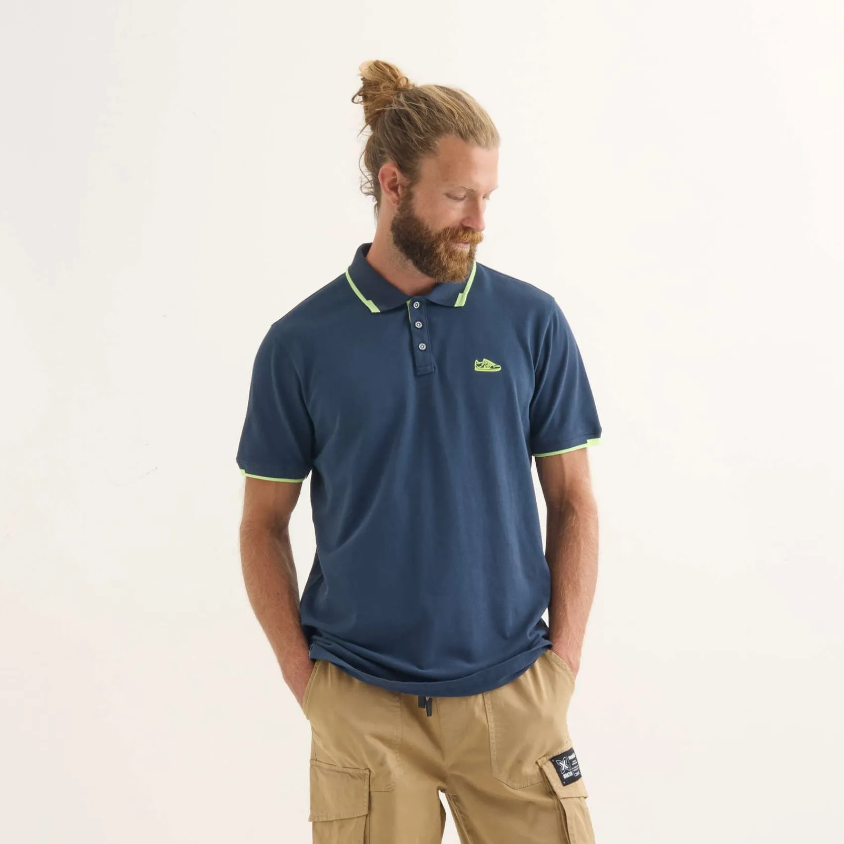 Hombre MUNICH Camisetas<Polo Slam lifestyle hombre de algodón navy