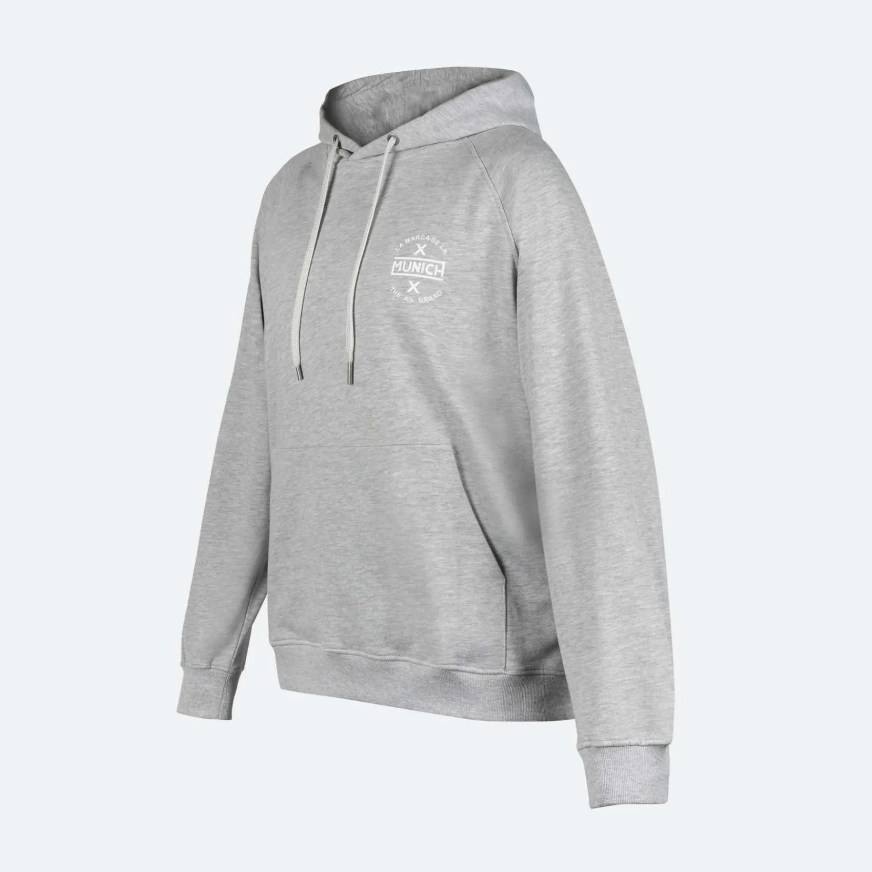 Hombre MUNICH Sudaderas<Sudadera con capucha Classic de algodón gris