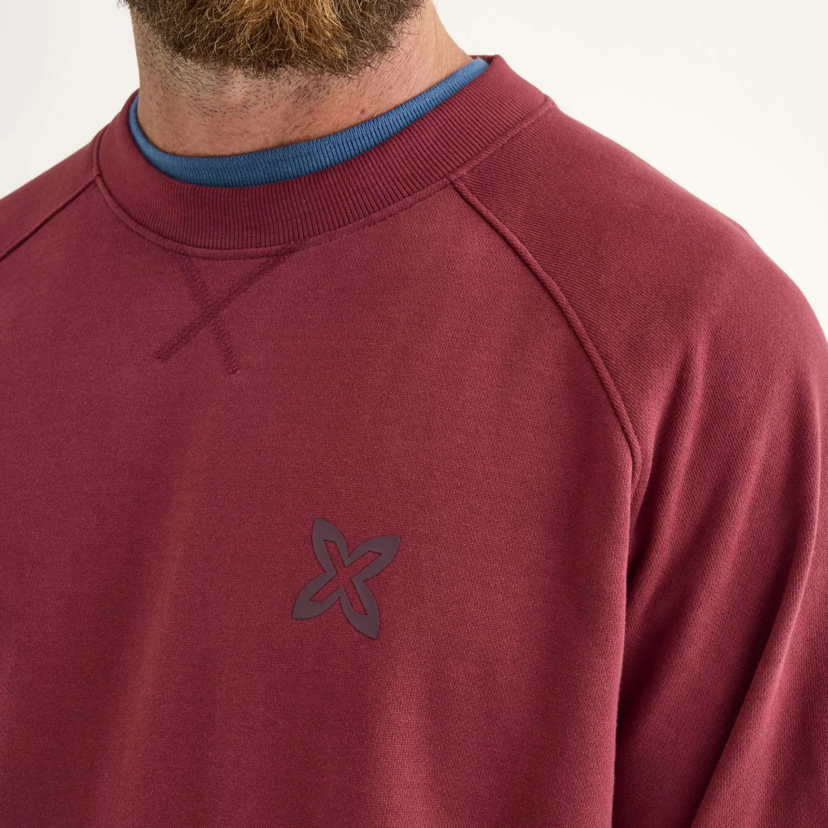 Hombre MUNICH Sudaderas<Sudadera Bcn lifestyle hombre de algodón orgánico burdeos