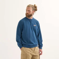 Hombre MUNICH Sudaderas<Sudadera Eighties lifestyle hombre de algodón orgánico navy