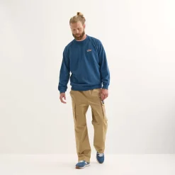 Hombre MUNICH Sudaderas<Sudadera Eighties lifestyle hombre de algodón orgánico navy