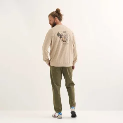 Hombre MUNICH Sudaderas<Sudadera Revival lifestyle hombre de algodón orgánico camel