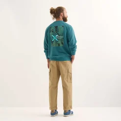 Hombre MUNICH Sudaderas<Sudadera Sotil lifestyle hombre de algodón orgánico verde