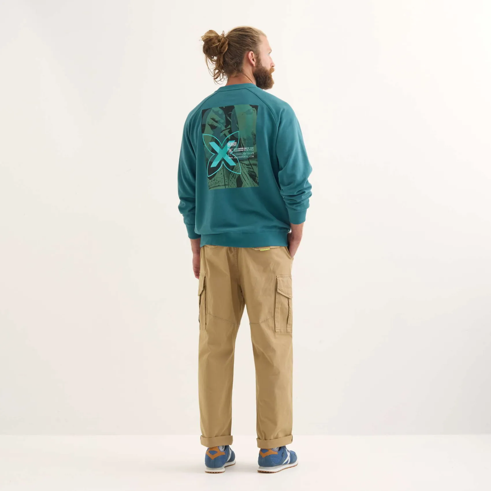 Hombre MUNICH Sudaderas<Sudadera Sotil lifestyle hombre de algodón orgánico verde