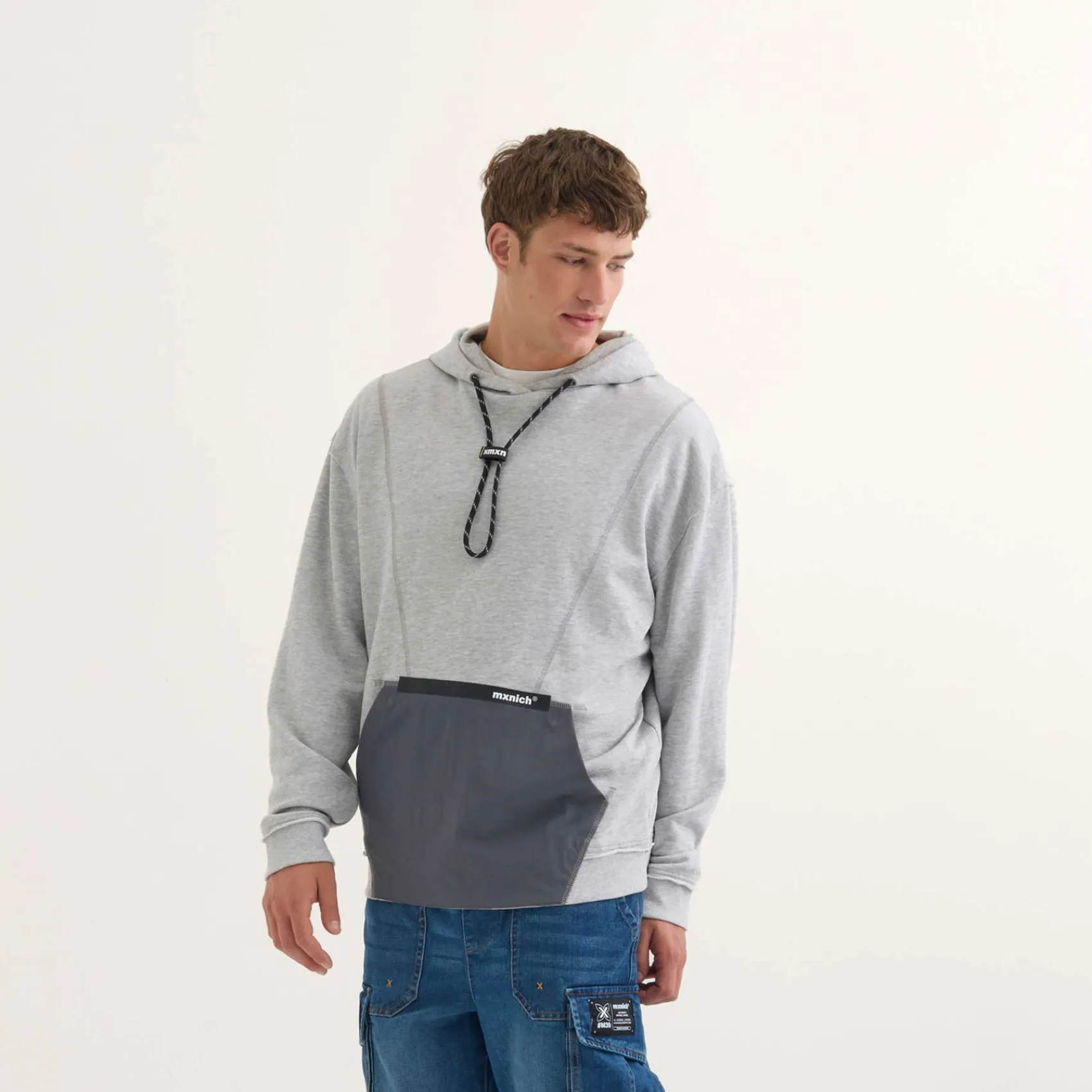 Hombre MUNICH Sudaderas<Sudadera Space streetwear hombre de algodón gris