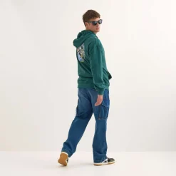 Hombre MUNICH Sudaderas<Sudadera Space streetwear hombre de algodón verde