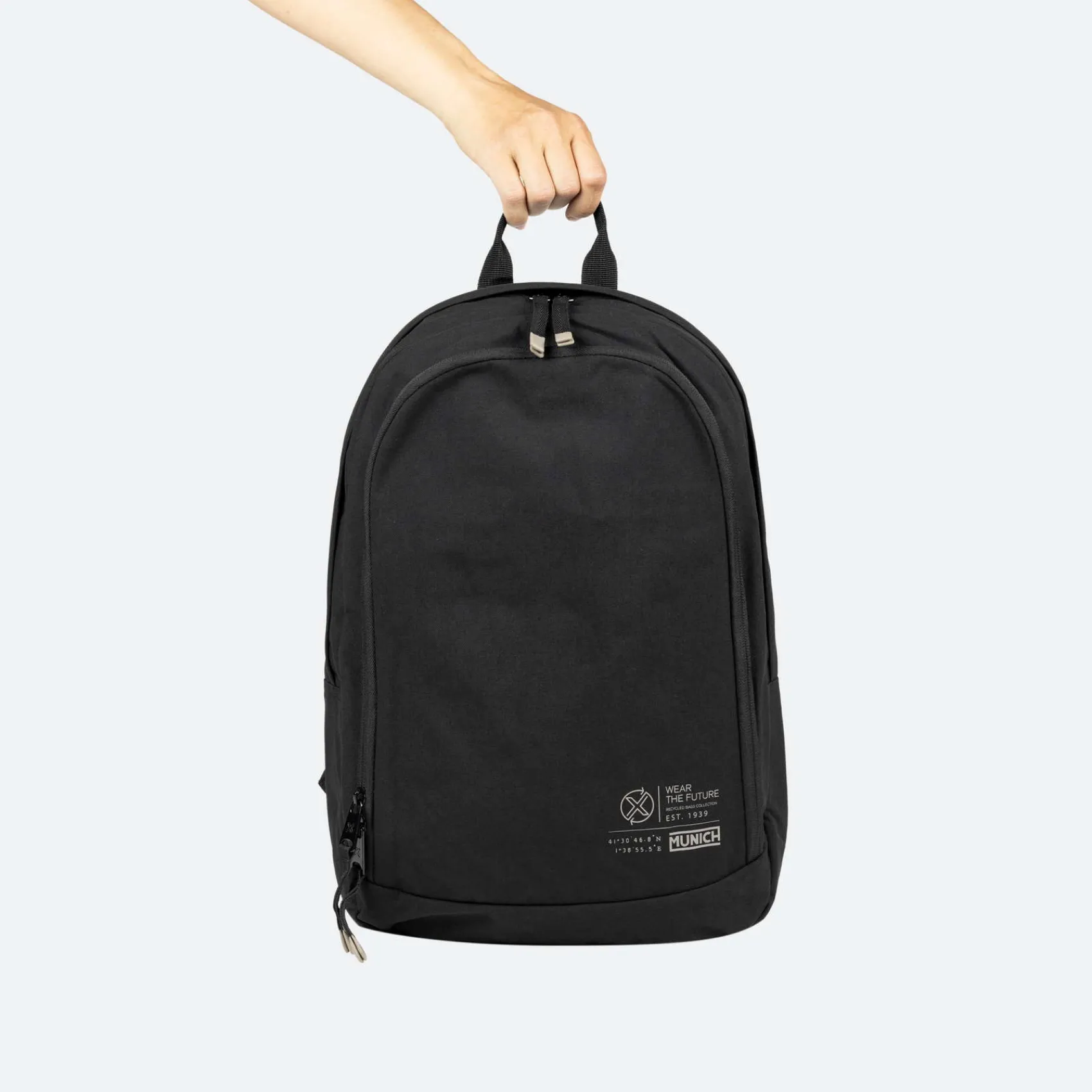 Hombre MUNICH Mochilas|Colección Hombre Y Unisex<TECA RECYCLED BACKPACK C/BLACK